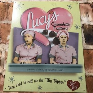I love Lucy Chocolate Factory Sign